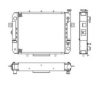 TOYOT 164102365071 Radiator, engine cooling